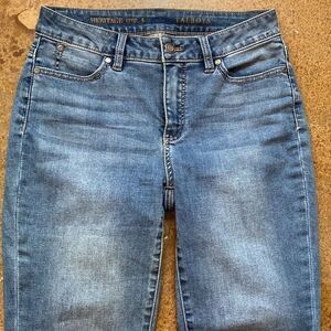 Talbots heritage Crop Medium‎ Wash ankle cropped jeans